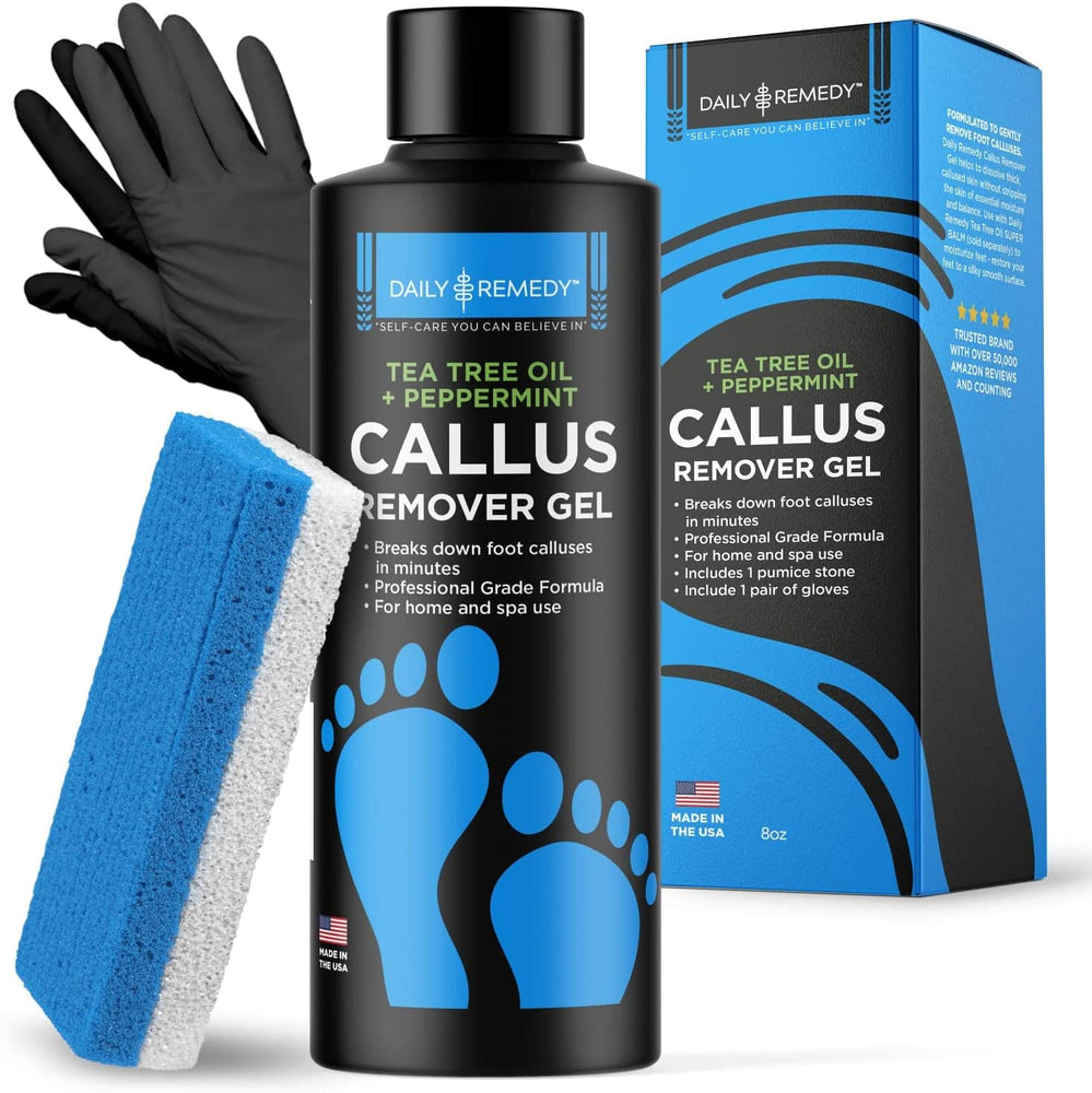 DeEnti Callus Remover Gel, Extra Strength Foot Callus Remover, 8oz Salon  Grade Home Pedicure Supplies for Rough, Dry, Cracked Skin, Heavy Duty  Callus
